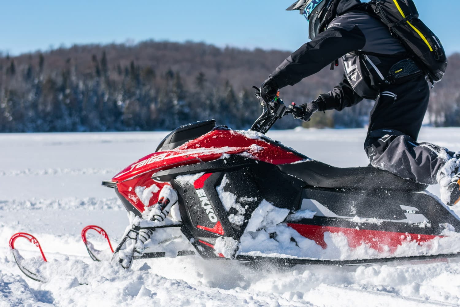 First electric snowmobile